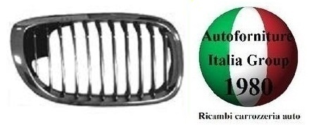 Griglia radiatore nera - radiatore, sx