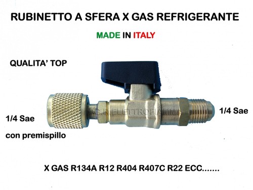 Rubinetto valvola sfera 4 - a, 1/4"
