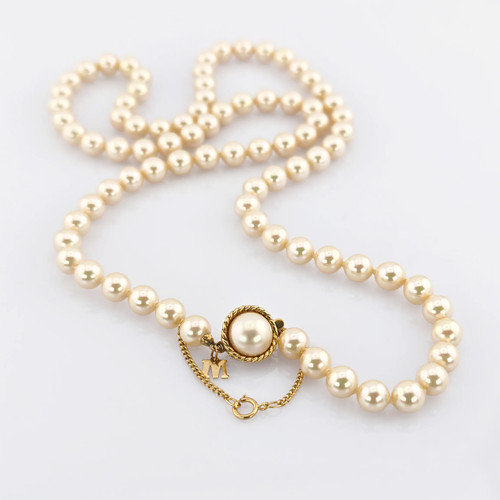 Collana perle majorica con - di,