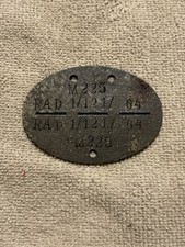 militaria ww2 Piastrino Tedesco Da Scavo