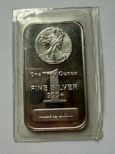 1 oncia  Lingotto Argento
