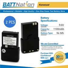 2x Batteria 9.6V 1100mAh per