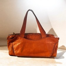Grande borsa vintage vera - 🧡,