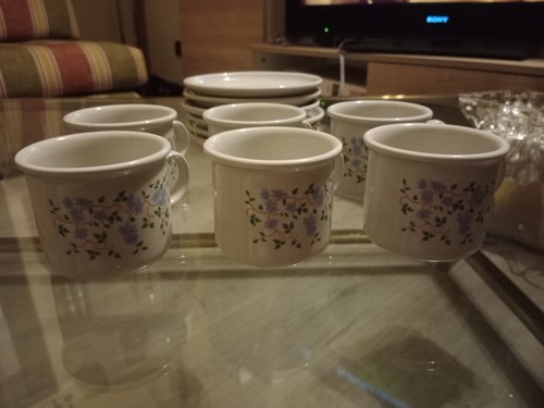 Servizio 6tazze porcellana - 6tazze,