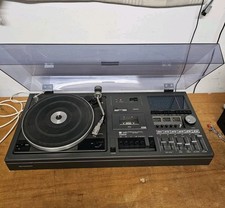 Cinture a nastro centro musicale retrò originali Sharp SG400E vintage rotte. Giradischi Wor