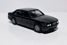 Herpa H0 1:87 AUTO BMW 735i berlina veicolo nero ⚫️ buone condizioni