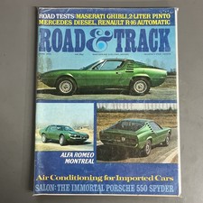 ROAD & TRACK magazine June 1971 vintage Alfa Romeo Classic cars pantera Mercedes