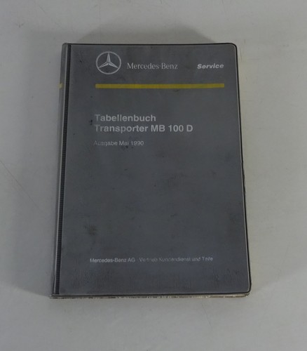 Libro tabella mercedes benz - tabella,