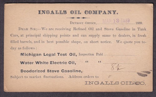 1889 cartolina ingalls - cartolina,