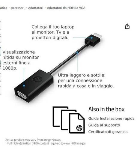 Adattatore hdmi vga - adattatore,