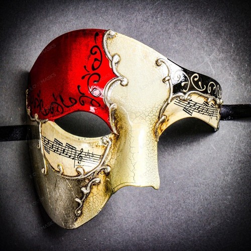 Maschera uomo rossa - , veneziana