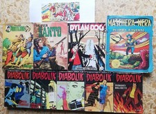 Lotto DIABOLIK BLEK MASCHERA NERA DYLAN DOG SUPER SANTO MIKI anni'70 1958 1963