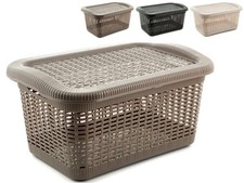 Cesta Con Coperchio E Cerniera