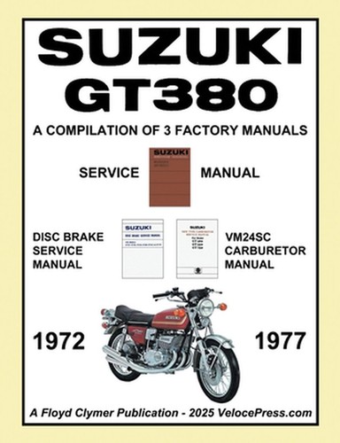 Suzuki gt380 workshop manual - workshop,