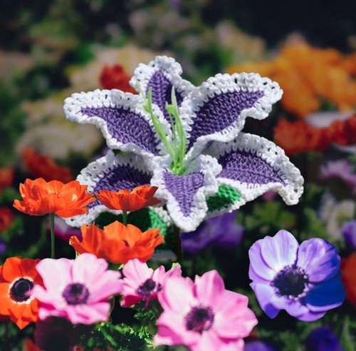 Fiori fatti all uncinetto - all’uncinetto,