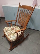 Sedia dondolo vintage - a,