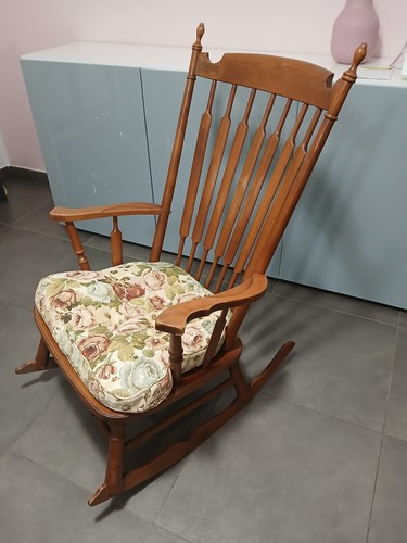 Sedia dondolo vintage in - dondolo,