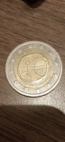 Moneta con omino - da, 2€