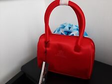 Borsa nuova effetto raso rosso