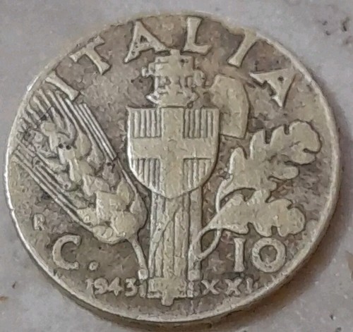 Moneta centesimi 1943 - moneta,