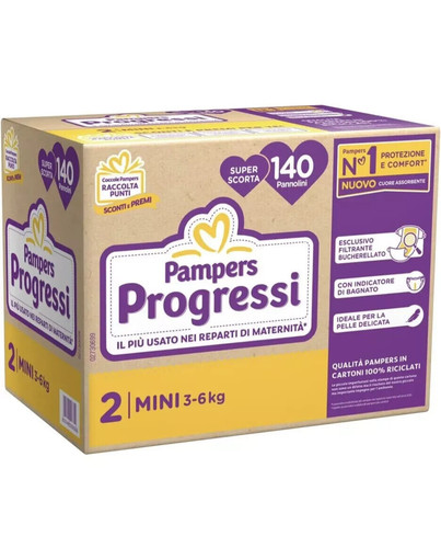 Pampers progressi mega scorta - progressi,