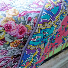 Trapunta vintage anni '80 '90 per letto singolo