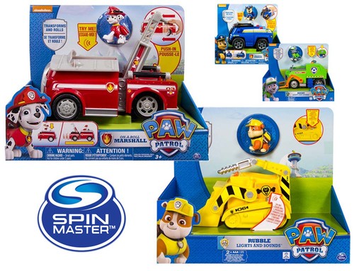 Paw patrol veicoli deluxe - veicoli,