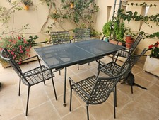 Tavolo da giardino/gazebo in acciaio EMU