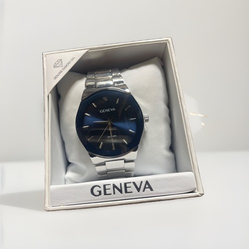 Orologio uomo geneva diamond - orologio,