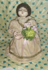 BAMBOLA CONO THUN VESTITO MERLETTO H  15,5 CM (contattatemi per info)