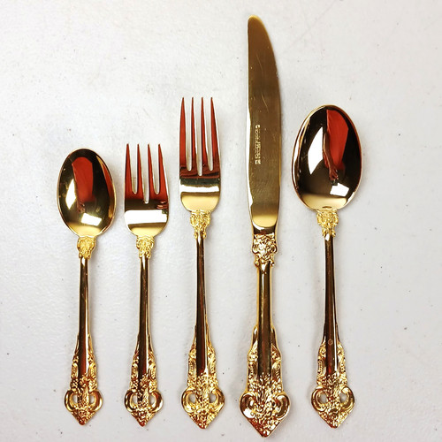 Set posate acciaio - 30,