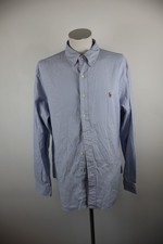 POLO RALPH LAUREN CAMICIA COTONE SHIRT UOMO Tg. 18/46 MAN VINTAGE CASUAL LOGO
