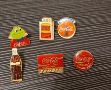 6 Pin's Spille Coca-Cola