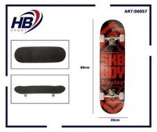Skateboard Skate In Legno colorato 80CM Per Sport e Divertimento