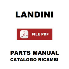 LANDINI MISTRAL 40 Catalogo