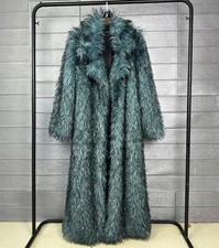 Cappotto lungo donna verde