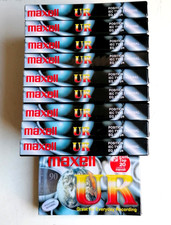 10 Cassette Audio MAXELL UR 90 - POSITION NORMAL