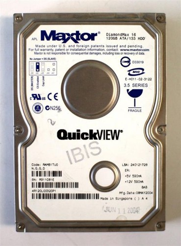 Maxtor diamondmax 120gb - 16,