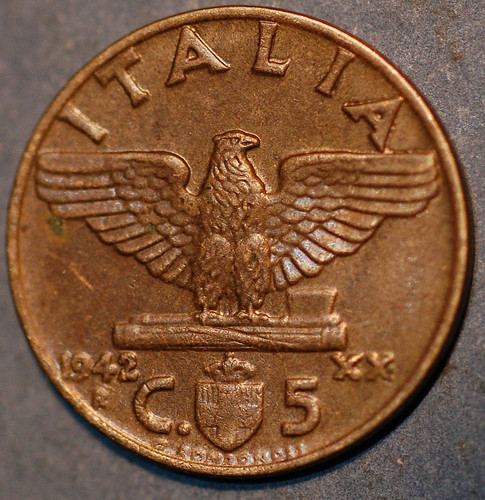 1942 italia centesimi - 1942, 5