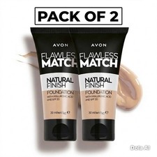 2 X Fondotinta Avon Flawless