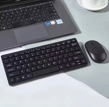 TASTIERA MOUSE WIRELESS 2.4GHz PER PC COMPUTER WIFI KEYBOARD SENZA FILI