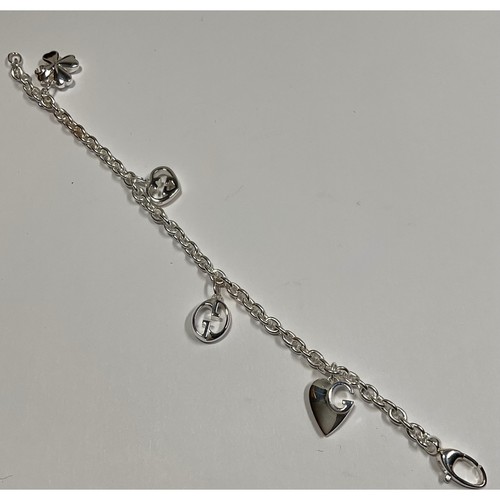 Gucci bracciale argento - bracciale,