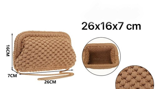 Borsa uncinetto clutch bag - borsa,