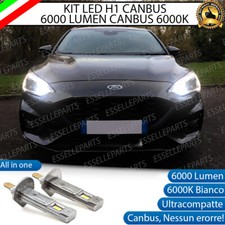 KIT FULL LED H1 ABBAGLIANTI FORD FOCUS 4 LAMPADE ALL IN ONE LED 6000K 6000 LUMEN