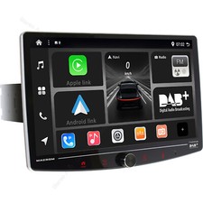 SINTOMONITOR 1 DIN Autoradio CarPlay Android Wi-Fi Bluetooth USB Retrocamera 10"