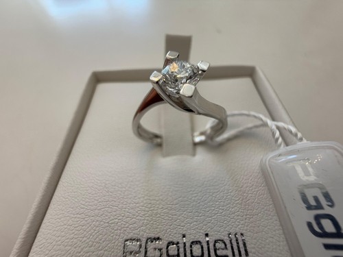 Anello solitario diamante - anello,