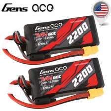 2X Gens Ace G-Tech 60C 7,4 V