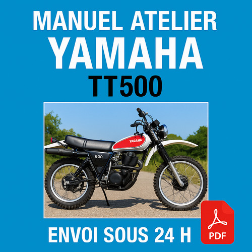 Manuel atelier yamaha xt500 - atelier, sr
