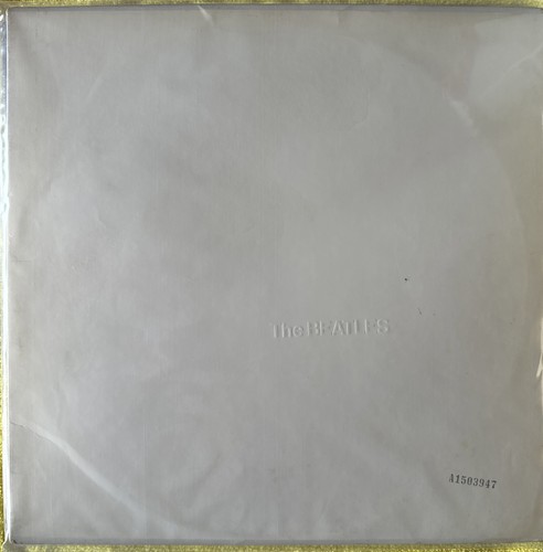 Beatles first press white - beatles,