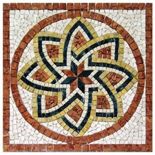 Rosoni rosone mosaico in marmo